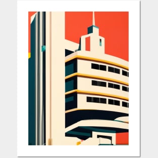 Minimalist City House Posters and Art